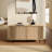 58.27" W 2-Door Slatted Sideboard