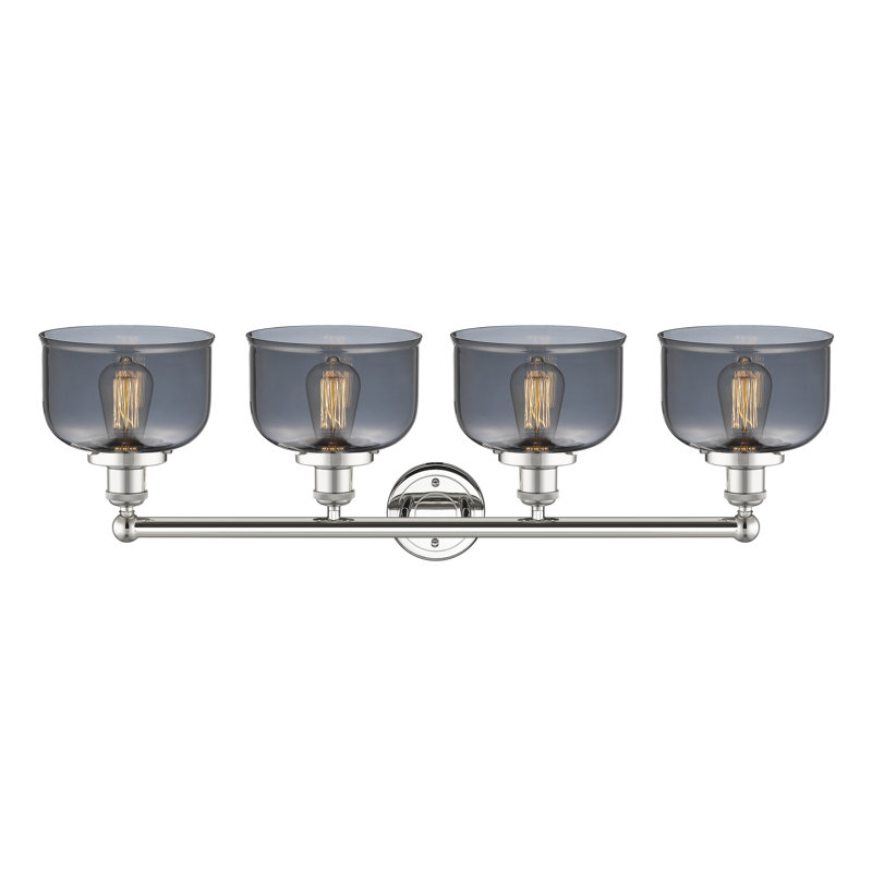Annagene 4 - Light Dimmable Vanity Light, Plated Smoke, Polished Nickel
