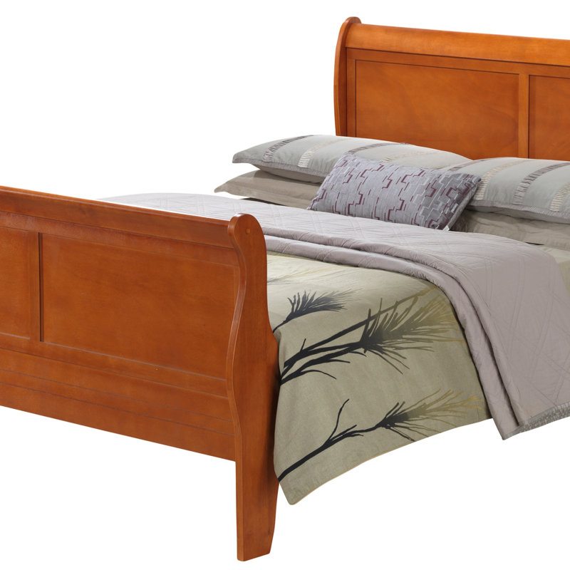 Grand lit Louis Phillipe G3160A-QB, chêne, Grand lit, Chêne
