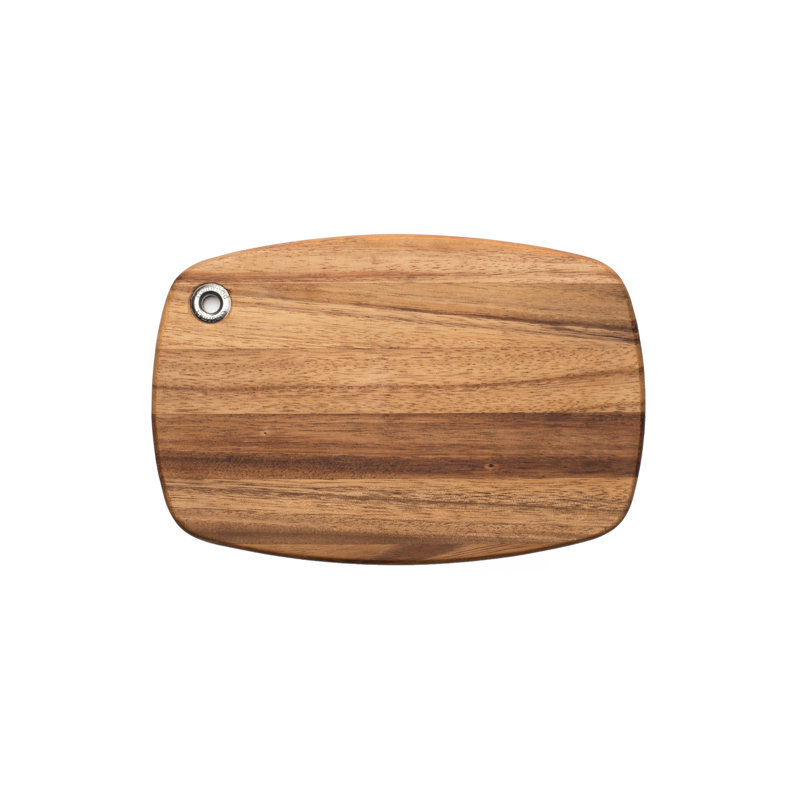 Planche à découper en bois d'acacia Gourmet, H 0,5 po x l 10,75 po x P 7 po
