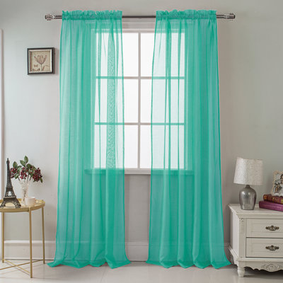 Landose Sheer Curtain Single Panel
