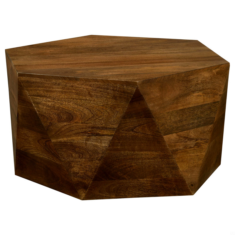 Table basse hexagonale