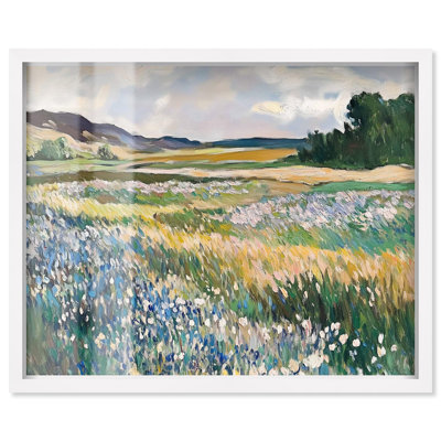 «Technicolor Field Shadowbox», impression de paysage par Art Remedy