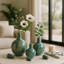 Ensemble de 3 vases décoratifs en céramique et grès-117258553