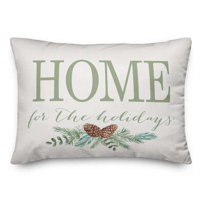  Coussin rectangulaire Home For The Holidays