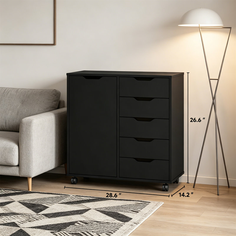 72.6cm Wide 5 -Drawer File Cabinet