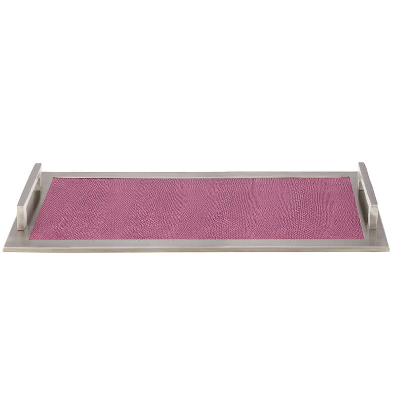 Zennas Stainless Steel Tray, Purple