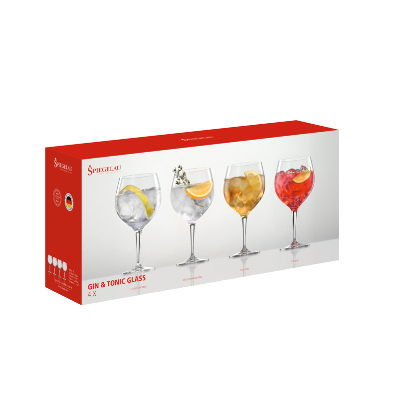 4 pièces Specialty Ensemble de verres en cristal