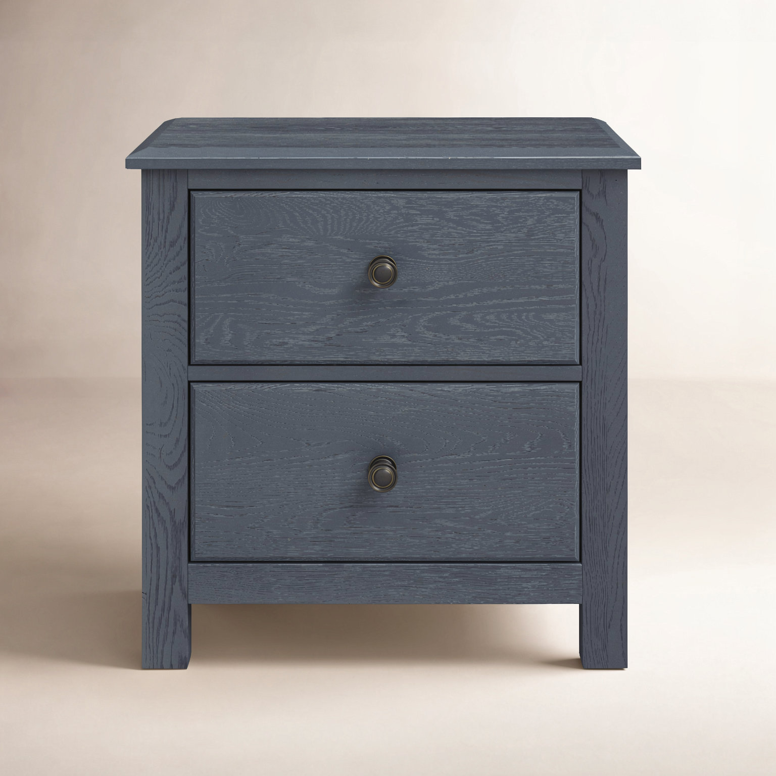 Lewin Oak Nightstand, Indigo