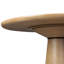 Round Oak Pedestal Dining Table-2035295119