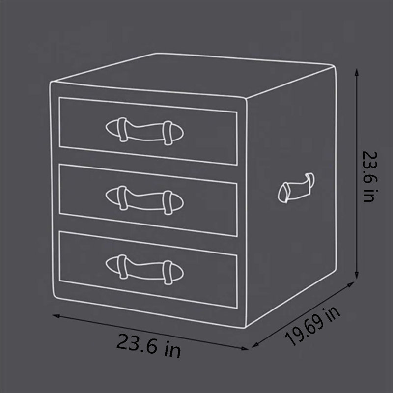 Table basse en aluminium de style rétro
