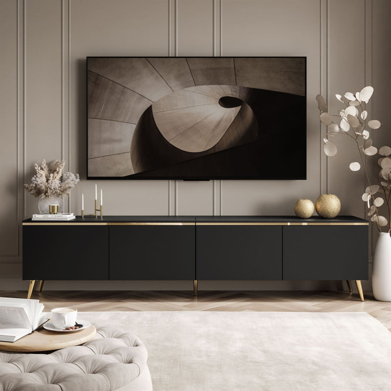 TV Stand for TVs up to 70", Black