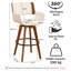 Swivel Upholstered Counter Stool-497900938-497900929