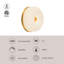 Jada 5-in Gold dimmable LED Wall Sconce-2021438409