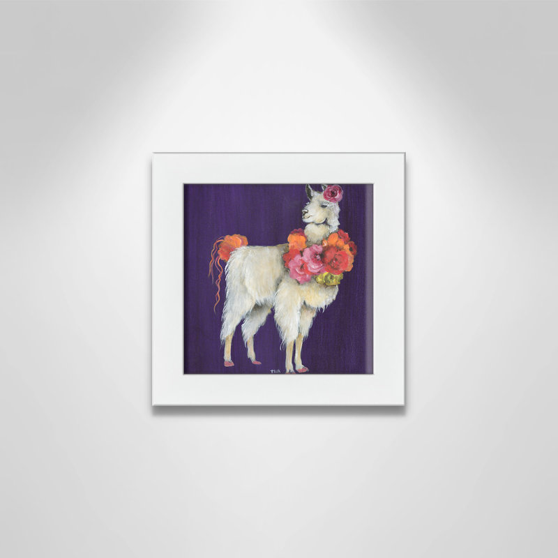 Art sur toile little, H 10 po x l 10 po x P 0,625 po, Cadre blanc