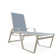 Holna Outdoor Rust-Resistant Metal Chaise Lounge