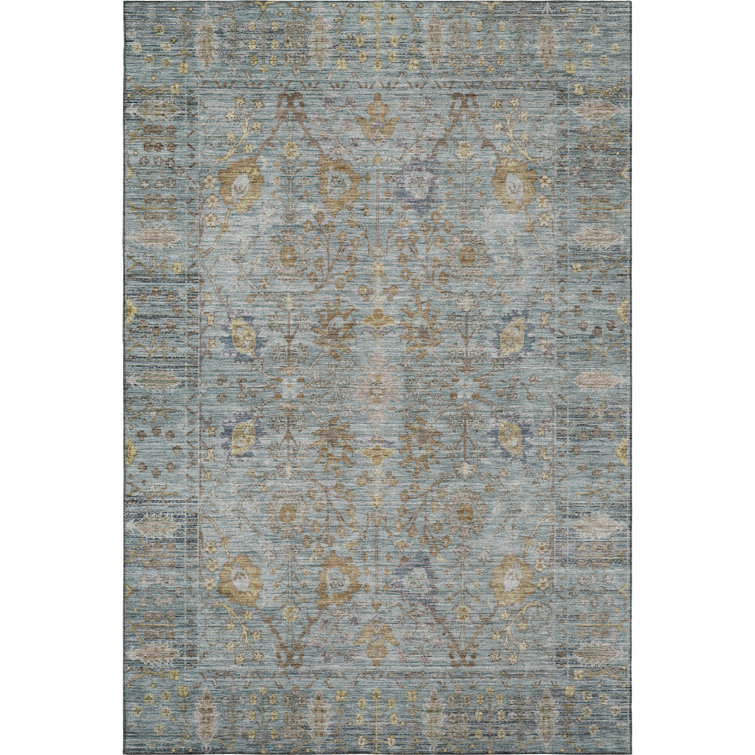 Premium Machine Washable Wayne AMF1106 Global Rug