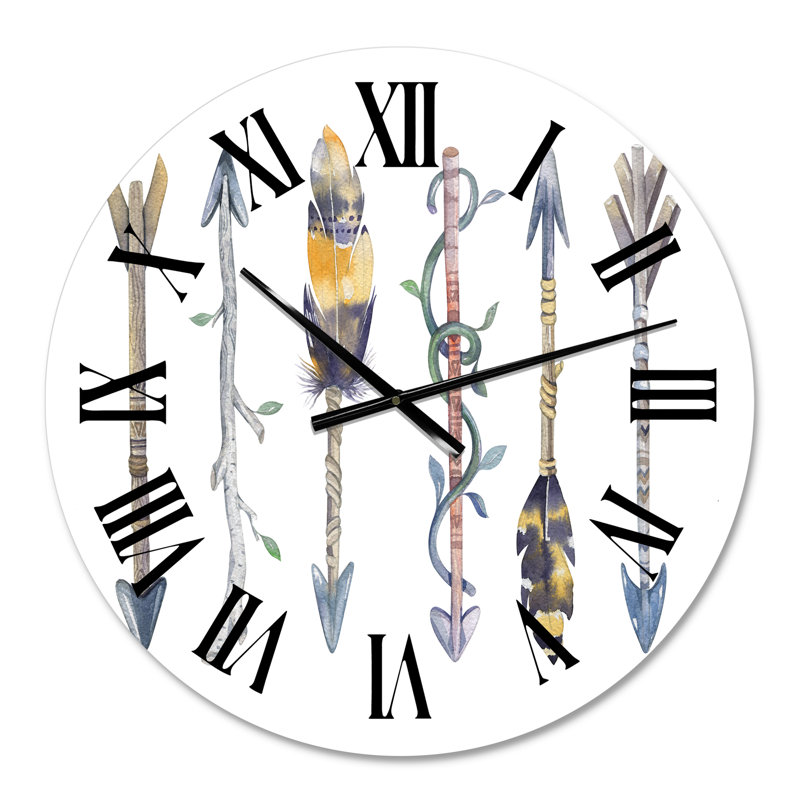 Horloge murale bohème et éclectique, Petit