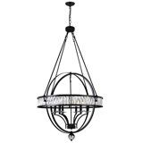 Seaforth 6 - Light Dimmable Globe Chandelier
