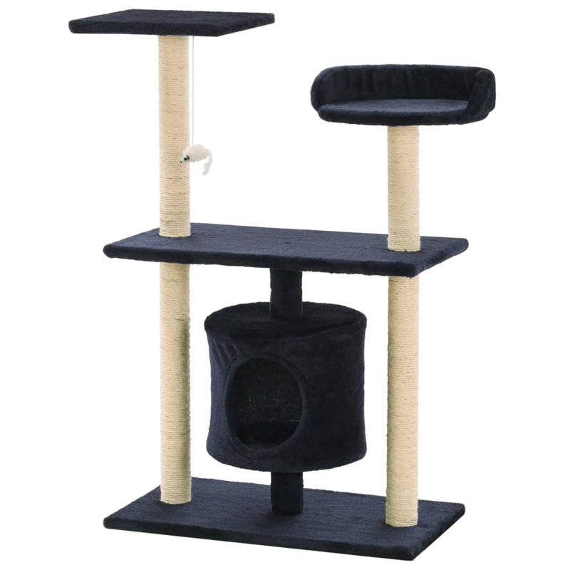 Wareham 95cm H Cat Tree, Dark Blue