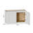 Solid Wood Shaker Short Wall Cabinet – 30"W x 12"D x 18"H, Painted White, Ready-to-Assemble (RTA) Kitchen Cabinet (Model W3018)