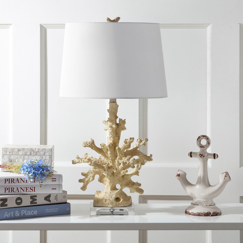 Humboldt Accent Lamp, Cream/White Shade