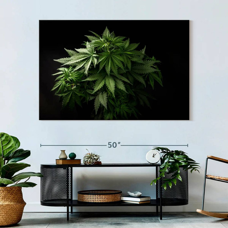 Senne Marijuana Cluster, 34" H x 51" W