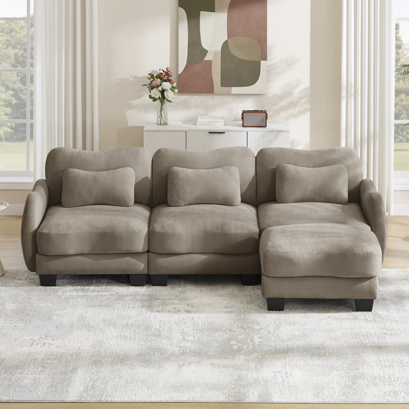 Canapé Elegant Everyday Comfort, Coffee Chenille