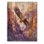 Eagle Above The Canyon II - Bird Wood Wall Art - On Natural Pine Wood-621015471