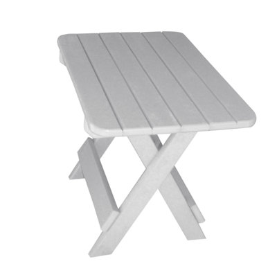 Ansel Rectangular Folding Outdoor Side Table , 24'' in. W 16'' in. D