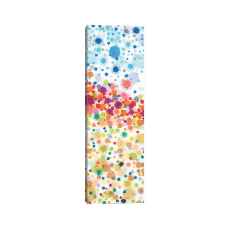Dot Play I by Nikki Galapon - Wrapped Canvas Panoramic Gallery-Wrapped Canvas Giclée, 30.48 cm H x 91.44 cm W x 1.91 cm D