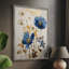 Reproduction encadrée FLORAL Series LVII - bois massif-1849388244