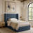 Kendall Wanaque Linen Textured Fabric Upholstered Bed-1933980459-1933980432