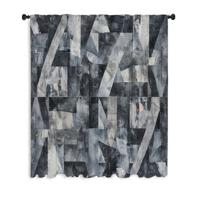 Nacy Blackout Curtain Single Panel, 53'' W x 99'' L