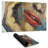 Irresistible lips closeup - 14.00"x24.25" Desk mat
