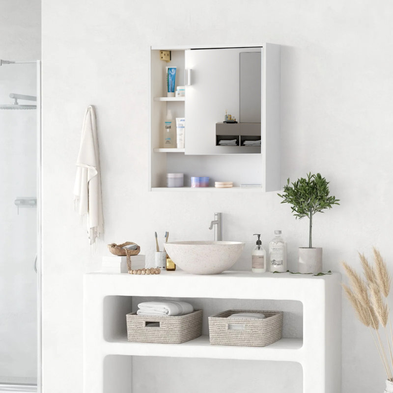 Nyveah Wall Mounted Required Bathroom Cabinet