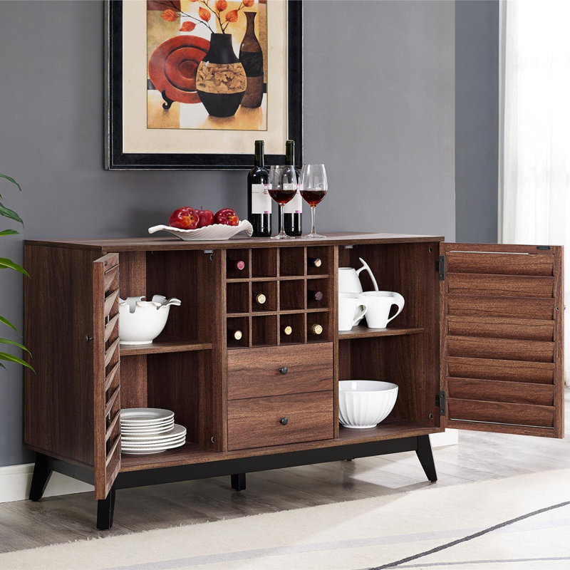 Mackinaw 47.3cm Bar Cabinet, Walnut