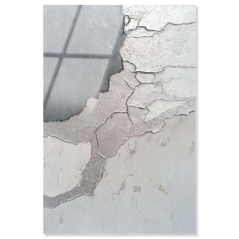Décoration murale élégante Chasm of Grey I par Art Remedy, H 36 po x l 24 po