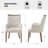 Celil Farmhouse 19.5'' H Upholstered Back Arm Chair With Solid Wood Legs-102506892-102506891
