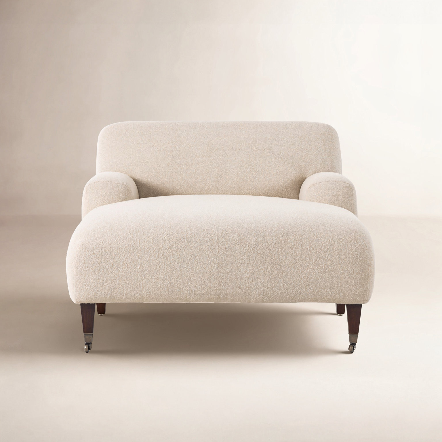 Kent Upholstered Chaise Lounge, Crete Sand Polypropylene/Olefin