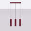 Pendant lamp Bonina 1 burgundy-124182272-124182277-124182289