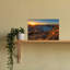 Golden Desert Canyon Dramatic Tranquil Abstract Landscape Nature Wall Art Print 1 Piece Wrapped Canvas Wall Art-1255035869