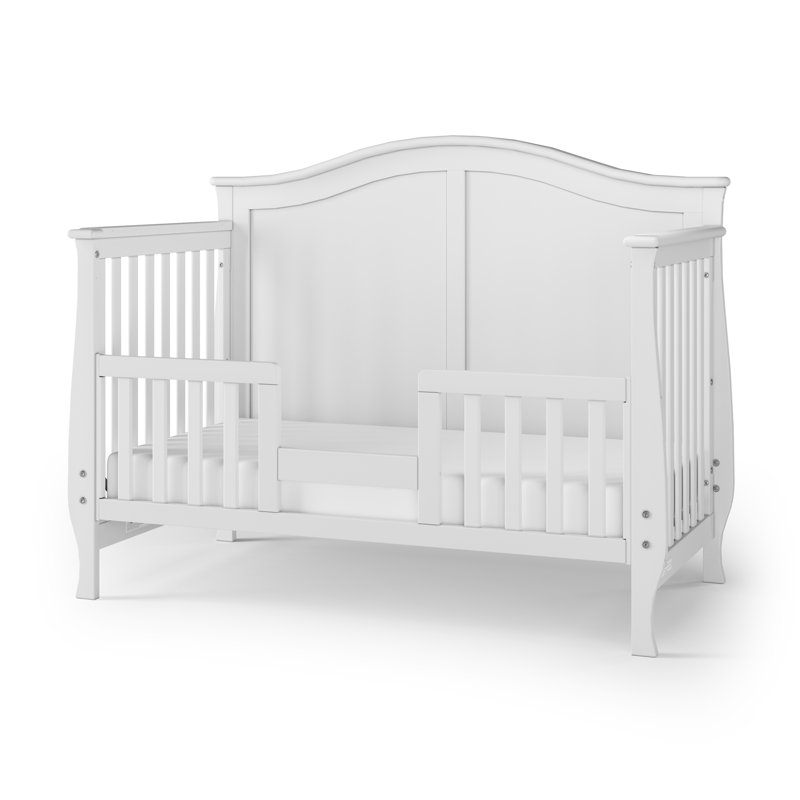 Camden 4-in-1 Solid Wood Convertible Crib, White