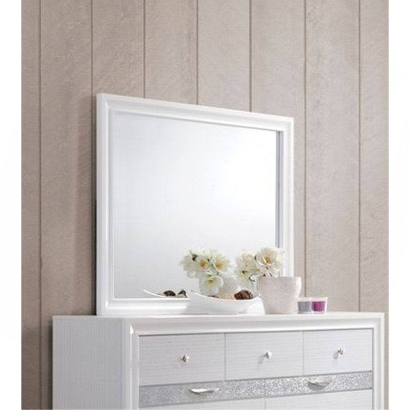 Miroir Naima, Blanc