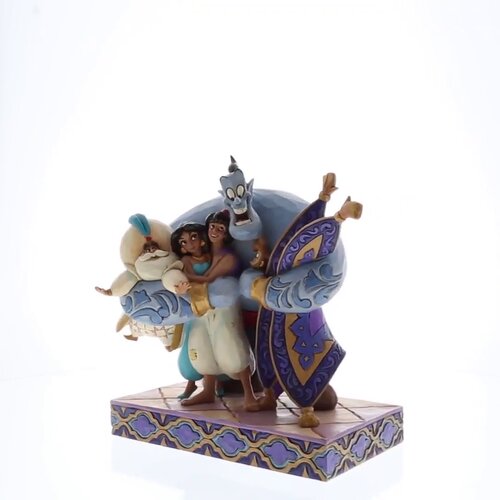 Aladdin Group Hug Statue by Jim Shore