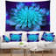 Tapisserie fleur à étalement de polyester avec accessoires suspendus inclus-28499965