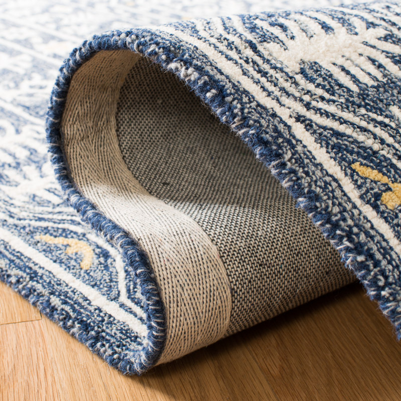 Sebrite Hand Tufted Wool And Cotton With Latex Southwestern Rug, Runner 2'3" x 7'