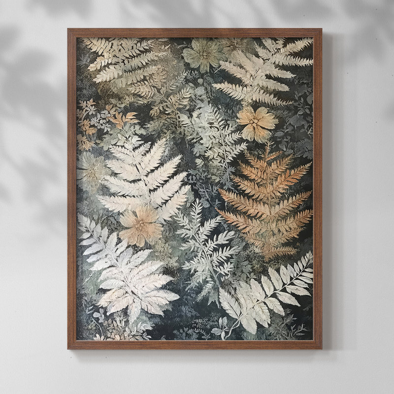 WM MORRIS Series DCCXXXV  -Premium Framed Print -Ready to Hang - No Nails Required