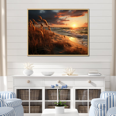 Golden Sands A hypnotisant sur toile