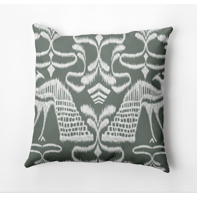 Tropical Resort Ikat Reversible Throw Pillow